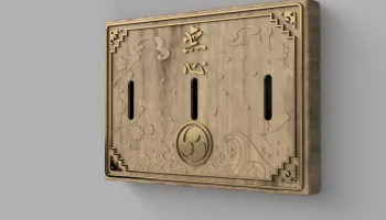 Крышка выключателя света Katana 3-клавишная Decora... 7