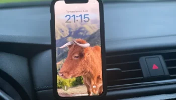 Держатель для iPhone Nissan Leaf MagSafe - легко защелки...