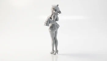 Фигурка девушки аниме женского персонажа для 3D-печати 4