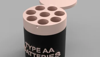 ДЕРЖАТЕЛЬ БАТАРЕЙКИ AA - PORTA BATTERIE AA 1
