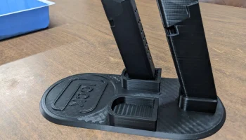 Подставка для Glock с 2 держателями для магазинов, совме...