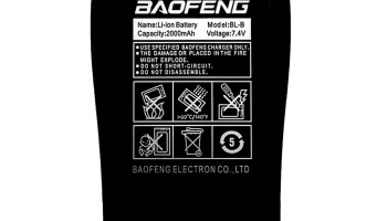 Адаптер батареи 18650 для Baofeng UV-B5/B6 3