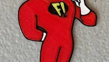 Многоцветный магнит Freakazoid