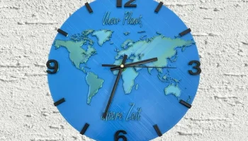 Настенные часы Земля - Wanduhr Welt Настенные часы Земля - Wanduhr Welt