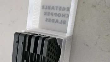 Хранение лезвий кухонного слайсера/измельчителя