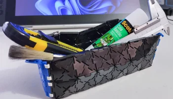 Ткань с 3D-печатью - сумка 1