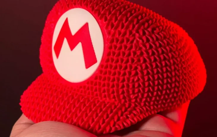Вязаная шапка Super Mario