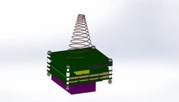 Платы и антенна CubeSat 1