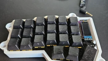 [CRKBD] Чехол для клавиатуры Corne - atmega usb-C - с сто...