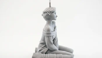 Фигурка девушки-оленя женского персонажа для 3D-печати 3