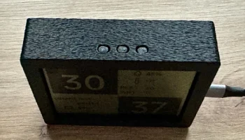 Симметричный корпус для WaveShare ESP32-S3 RLCD 4,2 дюйма 2