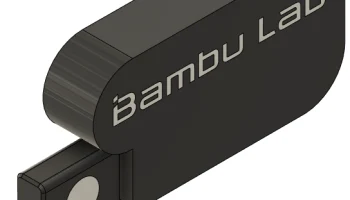 Магнитный замок в ручке передней панели для BambuLab X1C 5