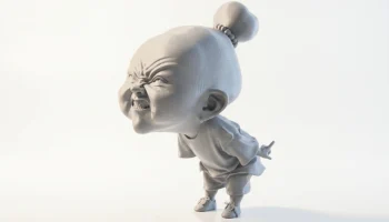 Фигурка персонажа маленькой девочки, женская, для 3D-печати 2
