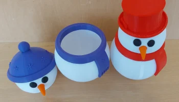 Конфеты из снеговика для мальчика и девочки 2
