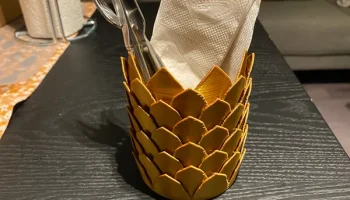 Ваза из сосновой шишки (еще одна ваза)......