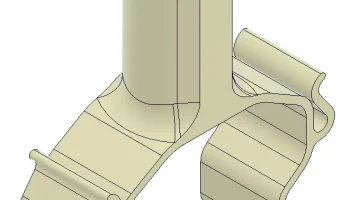 Легкий кронштейн для забора Colorbond 1