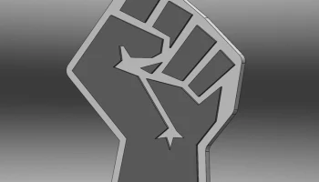 Resistance Fist - Магнит на холодильник (горячая замена, ... 1