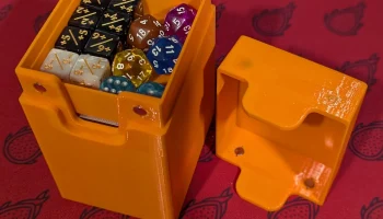 Магнитная коробка для колоды с лотком для игральных косте... 2