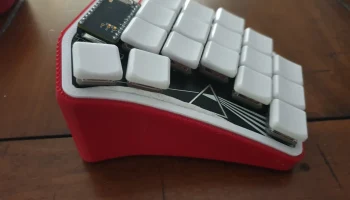 Простое крепление-палатка для корпуса Ferris Sweep v2 1