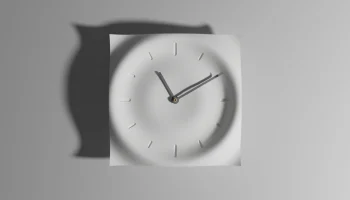 Настенные часы с каплей воды 1