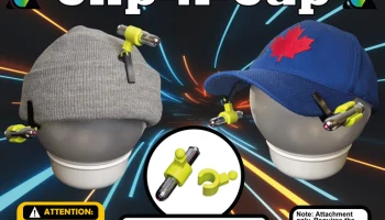 Clip-A-Cap (модульный зажим для шляпы + все аксессуары)... 3