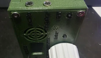 Задняя крышка корпуса радиостанции trusdx для батарей 18650 5