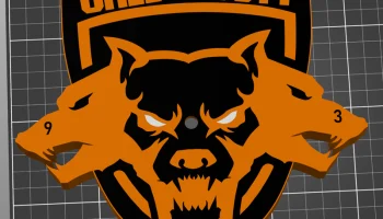 Call of Duty - циферблат с логотипом Cerberus и встроенн...