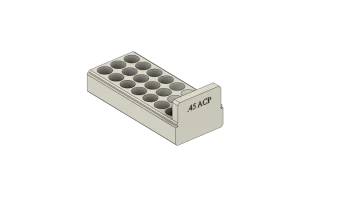 Ящик для боеприпасов .45 ACP 2