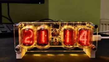 Простая база для часов Nixie 1