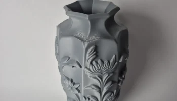 Luxus Jugendstil-Ваза с цветочным рельефом... 1