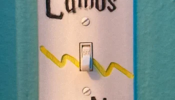Крышка переключателя света Harry Potter Lumos/Nox 1