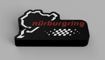 CIRCUIT NURBURGRING LIGHT BOX, LED LAMP 1