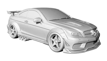 Mercedes Classe E Coup&eacute; C207 Racing широкофюзеляжный... 1