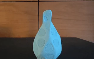 Fuzzy vase