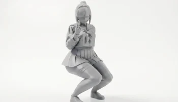 Фигурка аниме "Девушка на корточках", женская фигура, 3D... 2