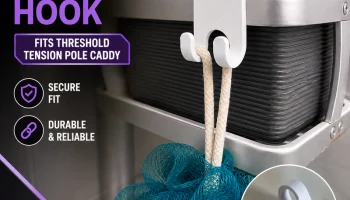 Replacement Threshold Shower Caddy Hook | Razor & Loofah...
