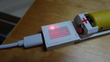 USB-зарядное устройство на 18650 ячеек для TP4056