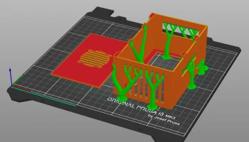 Корпус BTT PITFT50 V2.1 + RPI4 с катодным ТВ с вентилятором 5
