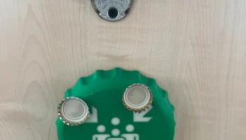 Точка сбора пробок от бутылок - Магнитный уловитель крыше...