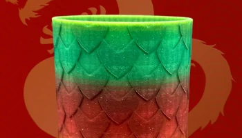 ваза из чешуи дракона