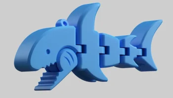 Гибкий брелок Tiny Shark 2