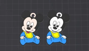 Симпатичный брелок для ключей Disney Babys/подвеска-ожер...