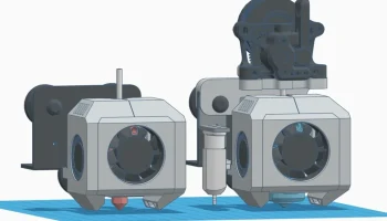 Ender 3 (Pro) - 3510/3010 Двойной воздуховод вентилятора 3