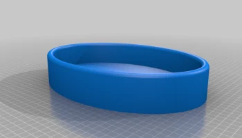 Oval vase