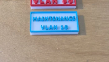 Магнитные бирки 40мм х 20мм для магнитов 6х2мм.........