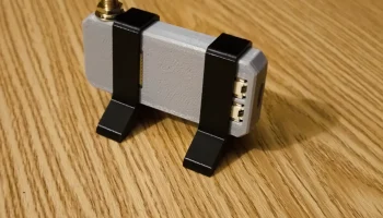 Minimalist Desktop Enclosure for Heltec V4 (Closed) 3