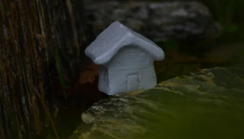 Маленький домик на камнях - Модель хижины Маленький домик на камнях - Модель хижины