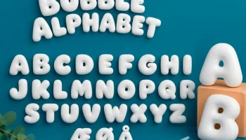 Bubble Letters - Весь алфавит