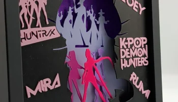 K-Pop Demon Hunters Shadow Box 4
