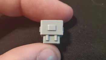 Пробная печать с грибами Mini Mario 1